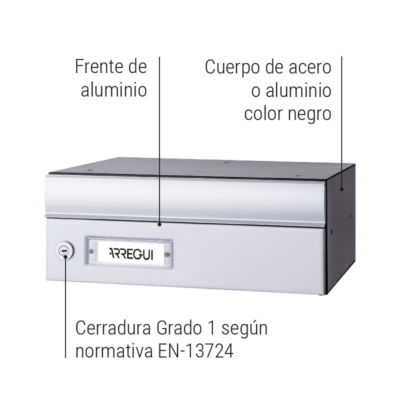 Milenio Buzón Exterior Tamaño DIN A4  A5 | ARREGUI