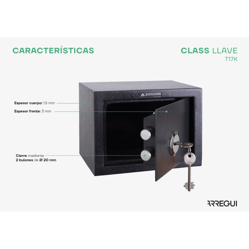 Caja Fuerte de Sobreponer Class Llave | ARREGUI