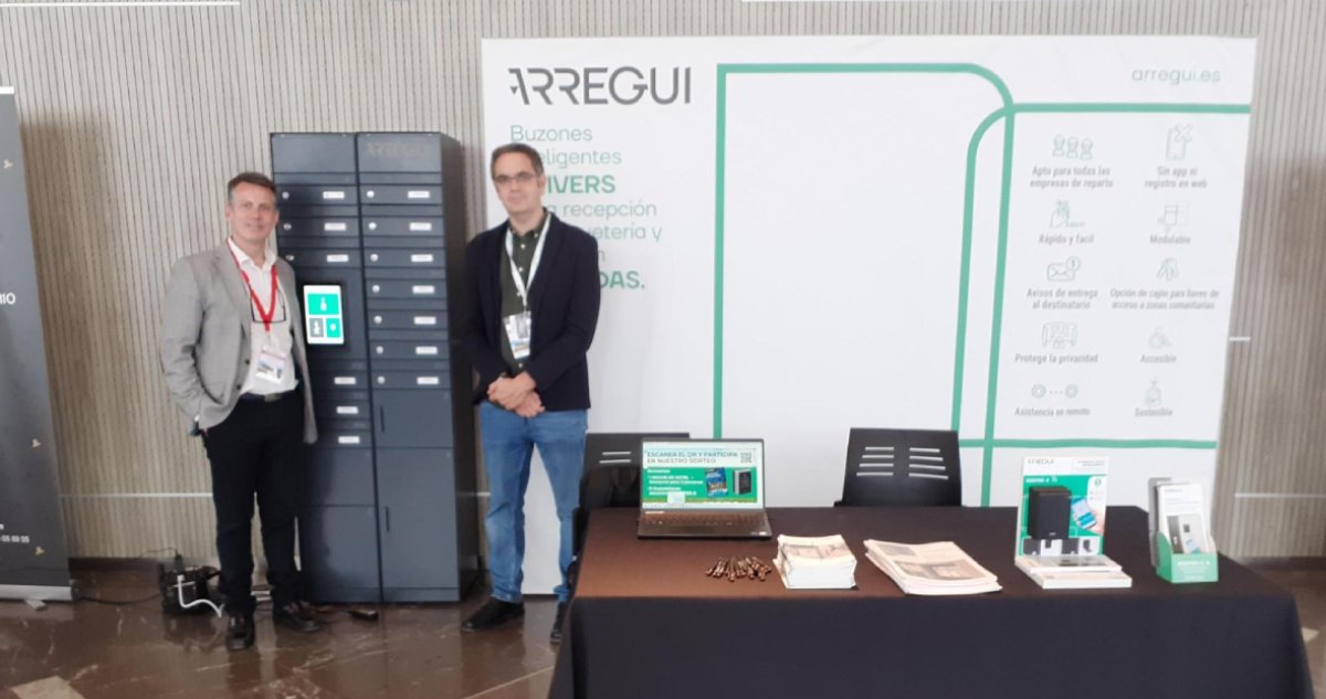 ARREGUI presentó sus buzones inteligentes UNIVERS en el gran evento para administradores de fincas